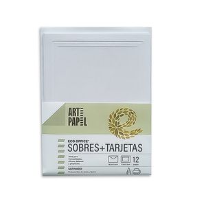 Sobre Fino + Tarjeta Lord Majestic Marble White Paquete 12