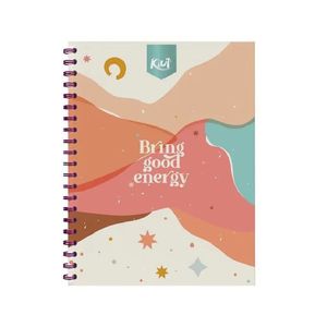 Cuaderno Espiral A4 100 Hojas 1 Línea Durabook Kiut Platino