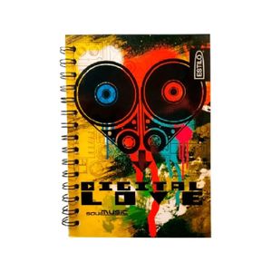 Cuaderno Espiral A4 100hjs Cuadros Gama Media Pro Mood