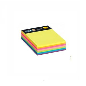 Notas Quita Y Pon 4x3plg Color Neón Mix Cubox280un Perforado