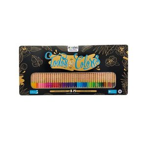 Lápices Colores Largos Redondos Jgox48un Cja Metal 3011048