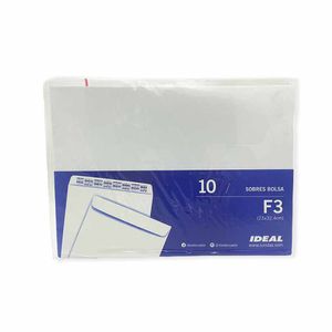 Sobres Bond F3/23.0cmx32.4cm 75grs Pqtx10