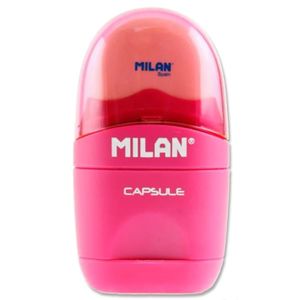 Sacapunta Escolar 1 Serv Con Recole Y Borra Capsule Rubber