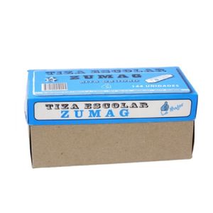 Tiza Escolar Blanca Cjax144un