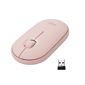 Mouse Inalámbrico Logitech Pebble M350 Rose