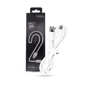 Cable Usb Tipo C 2mt 3.0 Ca 8073 Color Blanco