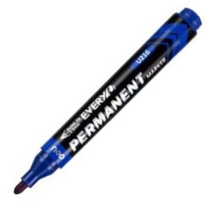 Marcador Permanente Pta Redonda Azul U216-Bl