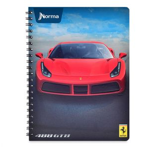 Cuaderno Espiral A4 160Hjs Cuadros Durabook Ferrari
