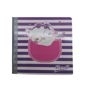 Cuaderno cosido 100 hojas cuadros económico Gata Morado