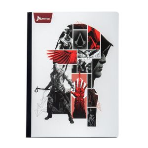 Cuaderno Cosido 100hjs 2 Líneas Assassin's