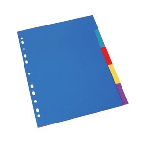 Separadores Plásticos A4 Azul Fdax10un Fenix