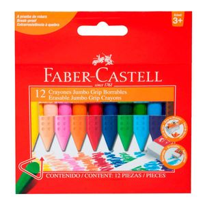 Crayones Colores Largos Triangular Jumbo Jgox2un C Grip 5230