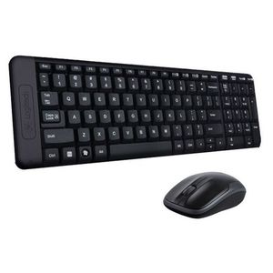 Teclado+Mouse Inalam. Logitech Negro Mk220 920-004430