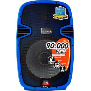 Caja Amplificada Es-2gad-Epic-15 Led 90000w  England Sound