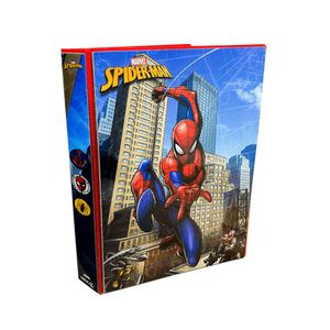 Carpeta 02 Anillos Oficio Plastica Spiderman