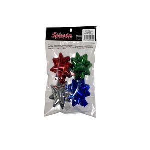 Lazo Regalo Estrella N.6 Metalizado Fdax4un Surtido
