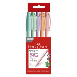 Bolígrafo Punta Media Colores Pastel Jgox5un 032 Trilux