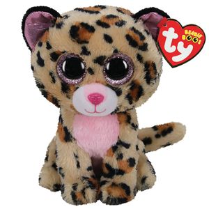Peluche Peq Leopardo 14cm Cafe/Rosa 36367