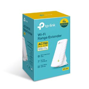 Extensor De Senal Wi-Fi Doble Banda Ac750 Re200 Tp-Link