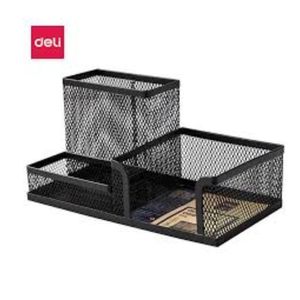 Organizador De Escritorio E9175 Metal Negro