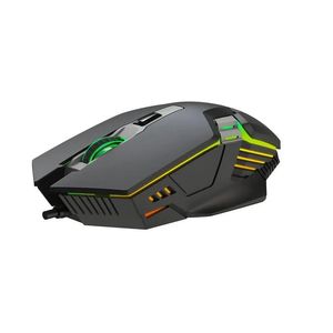 Mouse Gaming Gm  Dpi Negro  Botones m Clips Cable m