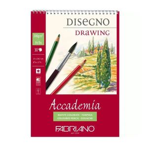 Block A Dibujo Xhjs Papel Bond Blanco grs Anillado Accademia
