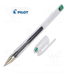Bolígrafo mm Verde Gel Punta AceroAntideslizante BlGt Pilot