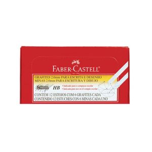 Mina Faber-B Grafito 2.0mm Hb Tub/6minas Of9020hb