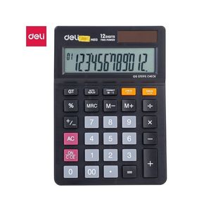 Calculadora Deli Smart 12 Dig Solar Negro 6935205370051