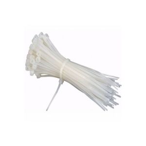 Amarra Cable Nylon 20cm Blanco Fdax100un
