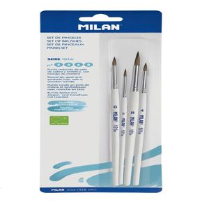 Pincel Jgox4un Redondo Pelo De Cabra Mc Blanco Bwm10468