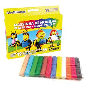 Plastilina En Barra Cortas Colores Cjax12Un 7012