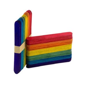 Paletas Baja lenguas Colores Fda X50un Manualidades Bambú