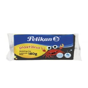 Plastilina En Barra 180grs Negro 6700117 Pelikan M.