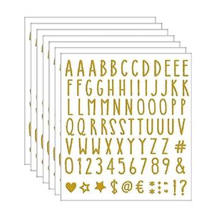 Stickers Letras Perlas Dorado 050-0160 Celina