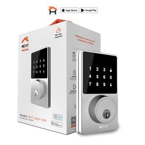 Cerradura Inteligente WiFi Compatible Alexa Y Google Gris