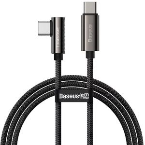 Cable Tipo C A Tipo C m w Catcs Carga Rápida Trenzado Negro