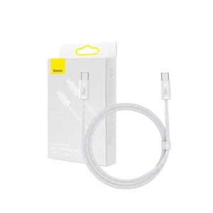 Cable Tipo C A Tipo C 1mt Cald000202 Carga Rápida Blanco