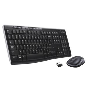 Combo Teclado Mouse - Wireless - LOGITECH - MK-270
