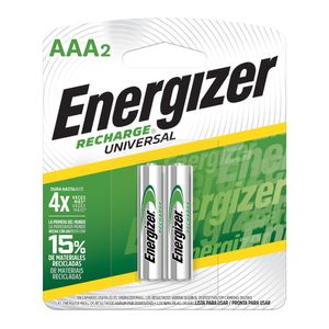 Pilas AAAx2 Recargable - ENERGIZER - 1RENh12BP-2S