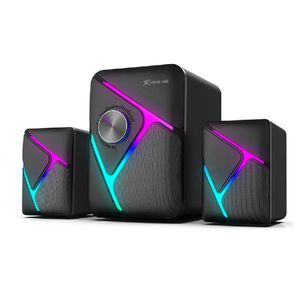 Parlante De Escritorio Gaming Sk-610 2.1 5w+3wx2 3.5mm Xtrik