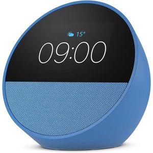 Parlante Inteligente Echo Spot Con Alexa Azul Oceanico