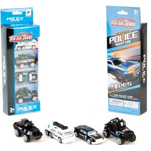 Set De Carros Policía X4 Ref B1036151