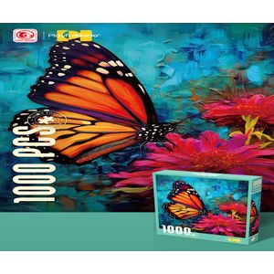 Rompecabezas Cartón 1000 Pcs Mariposa Ref B1621525