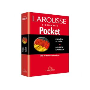 Diccionario Alemán Español Pocket Ci.1303 Larousse Editorial