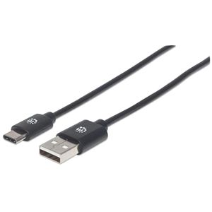Cable Usb-C 2.0 Manhattan Blindado Am-Cm 2m Neg 354929