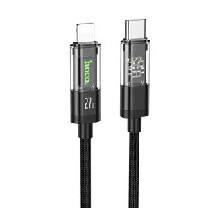 Cable Carga Datos Hoco Tipo-C To Ip 27w Negro U116-Ip