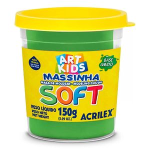 Masa Para Moldear 500grs Verde En Vaso Soft 7350/101.7