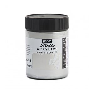 Acrílico Studio 500ml Plata Irisd. Ref. 172351