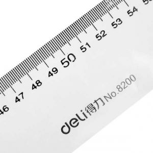 Regla Plástica 100cm Transparente 8200